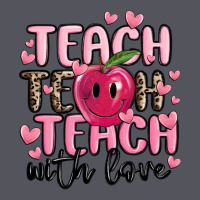 Teach Teach Teach With Love Vintage Hoodie | Teevron