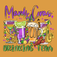 Mardi Gras Drinking Team Urban Heavy Tee | Teevron