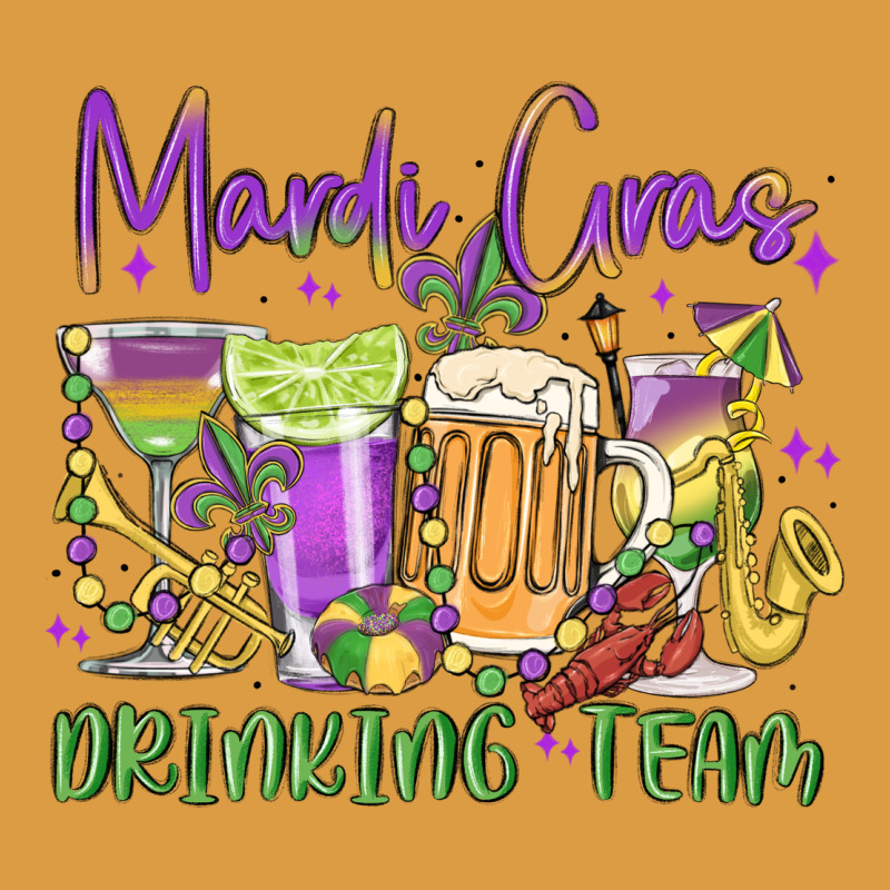 Mardi Gras Drinking Team Urban Heavy Tee by MaliasSmallBusiness | Teevron