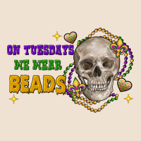 On Tuesdays We Wear Beads Skull Urban Hoodie | Teevron