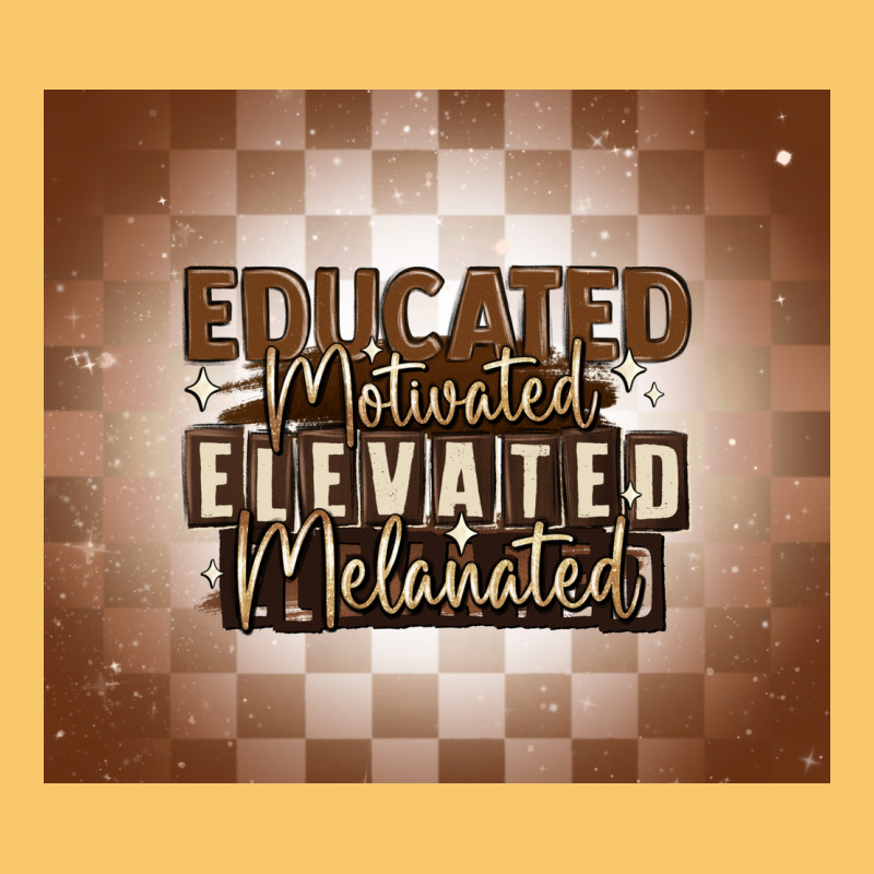 Educated Motivated Elevated Melanated Vintage Hoodie by MaliasSmallBusiness | Teevron