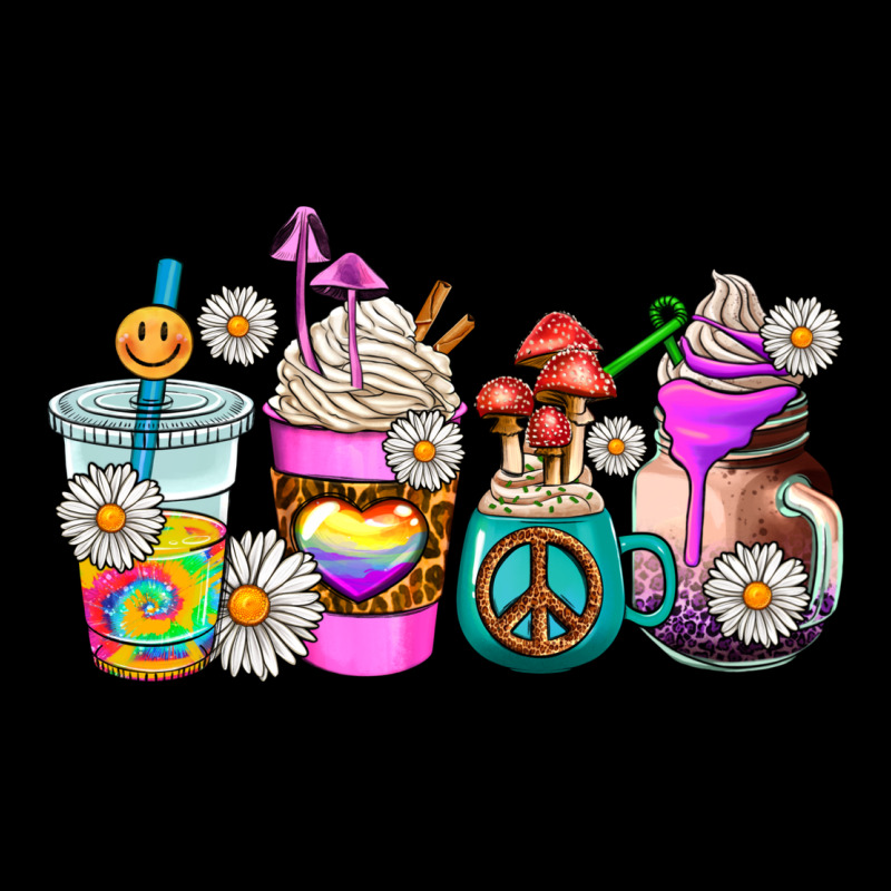 Hippie Coffee Cups Ladies Tee by AdoDesignShop | Teevron
