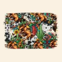 Western Rodeo Background Vintage Hoodie | Teevron