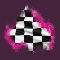 Race Flag Glitter Patch Premium Tee | Teevron