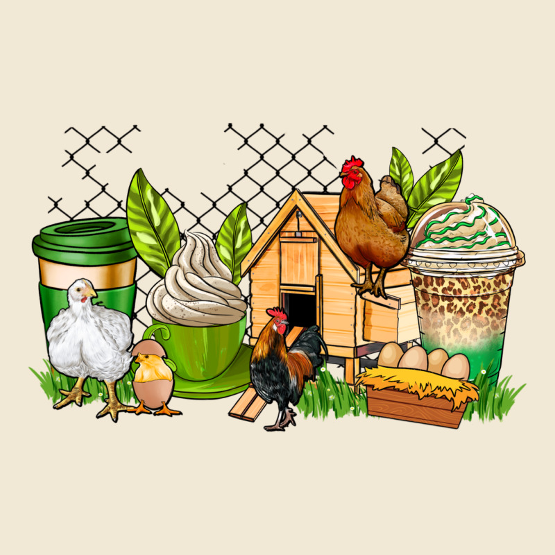 Chicken Coffee Cups Ladies Tee by AdoDesignShop | Teevron