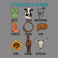 So God Made A Cowboy Vintage Tee | Teevron