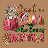 Pink Just A Girl Who Loves Christmas Long Sleeve Tee | Teevron