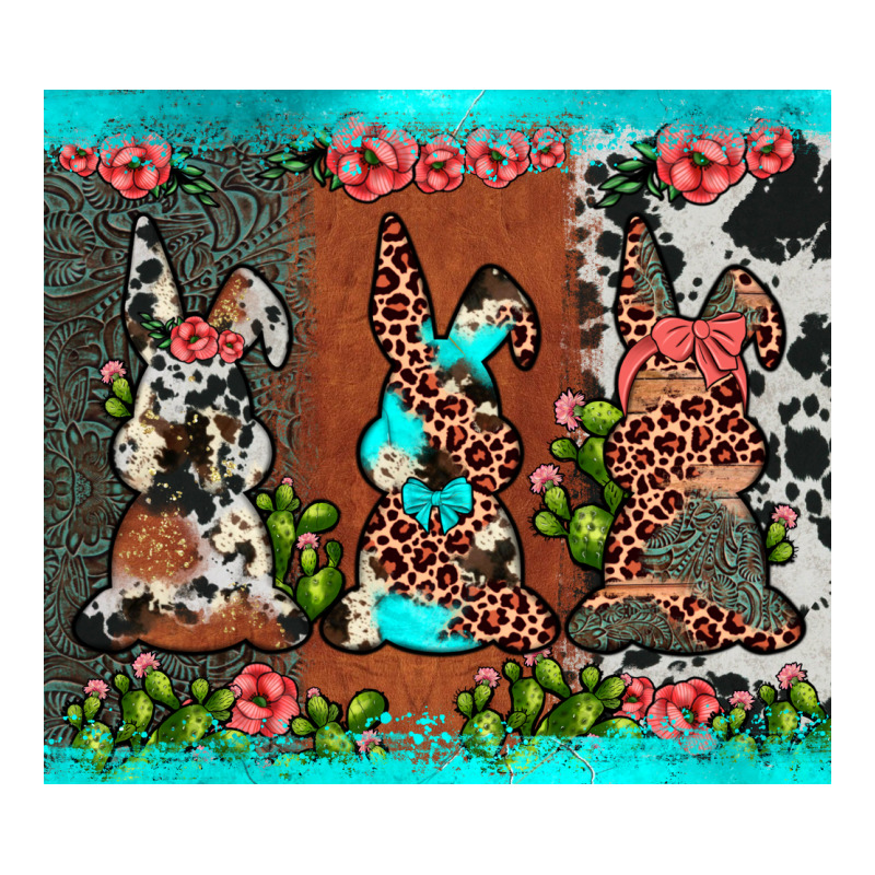 Easter Bunny's Leopard Cowhide Cactus Premium Tee by JahusDesignShop | Teevron