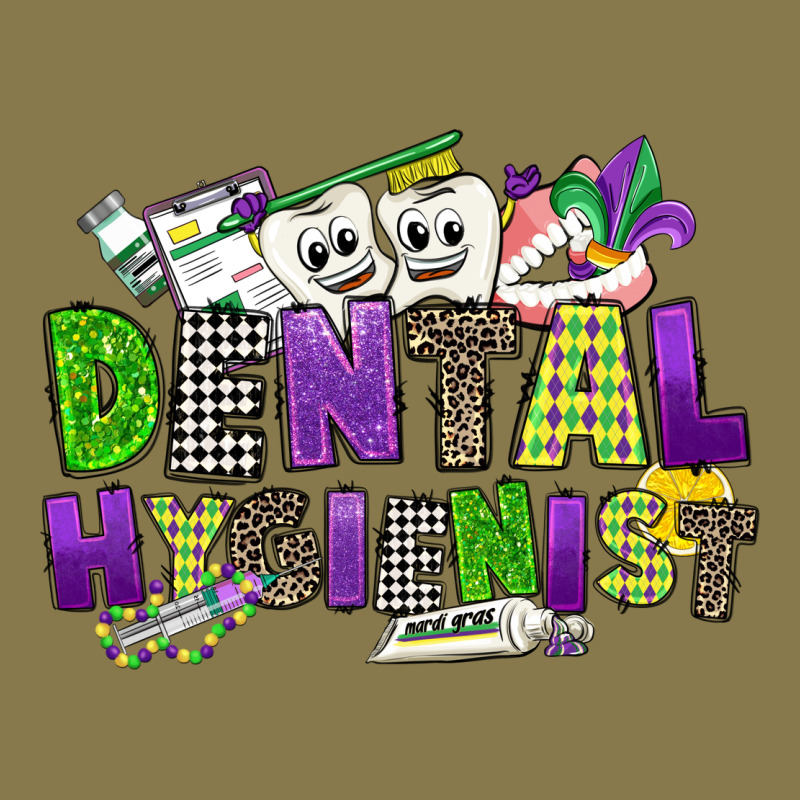 Dental Hygienest Mardi Gras Premium Hoodie by CowGirlArtShop | Teevron