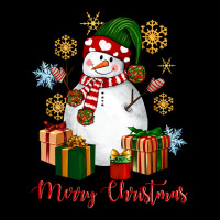 Snowman Merry Christmas Long Sleeve Tee | Teevron