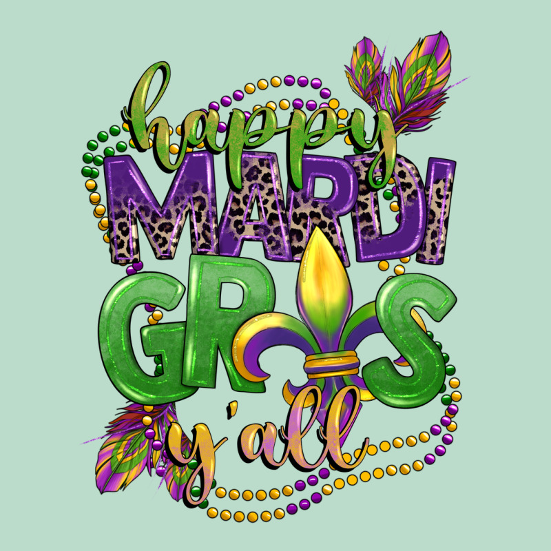 Happy Mardi Gras Yall Premium Hoodie by CowGirlArtShop | Teevron