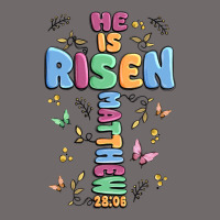 He Is Risen Cross Urban Heavy Tee | Teevron