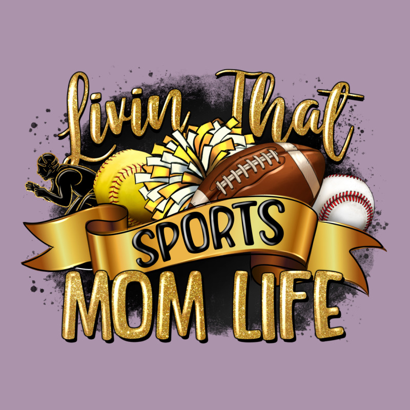 Livin That Sports Mom Life Heavyweight Hoodie by CowGirlArtShop | Teevron