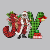 Joy Black Santa Long Sleeve Tee | Teevron