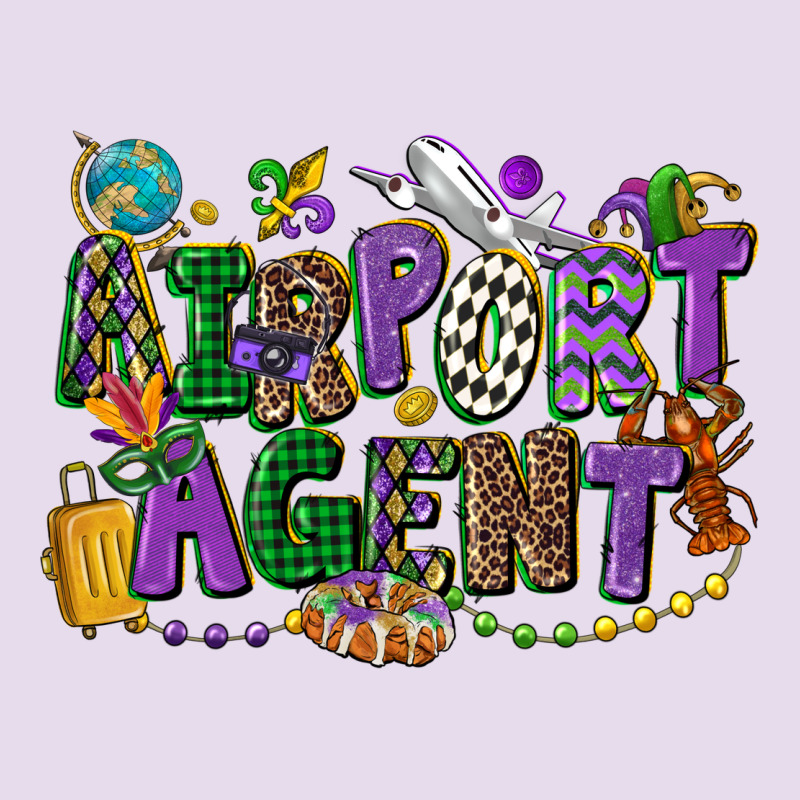 Airport Agent Mardi Gras Premium Hoodie by CowGirlArtShop | Teevron