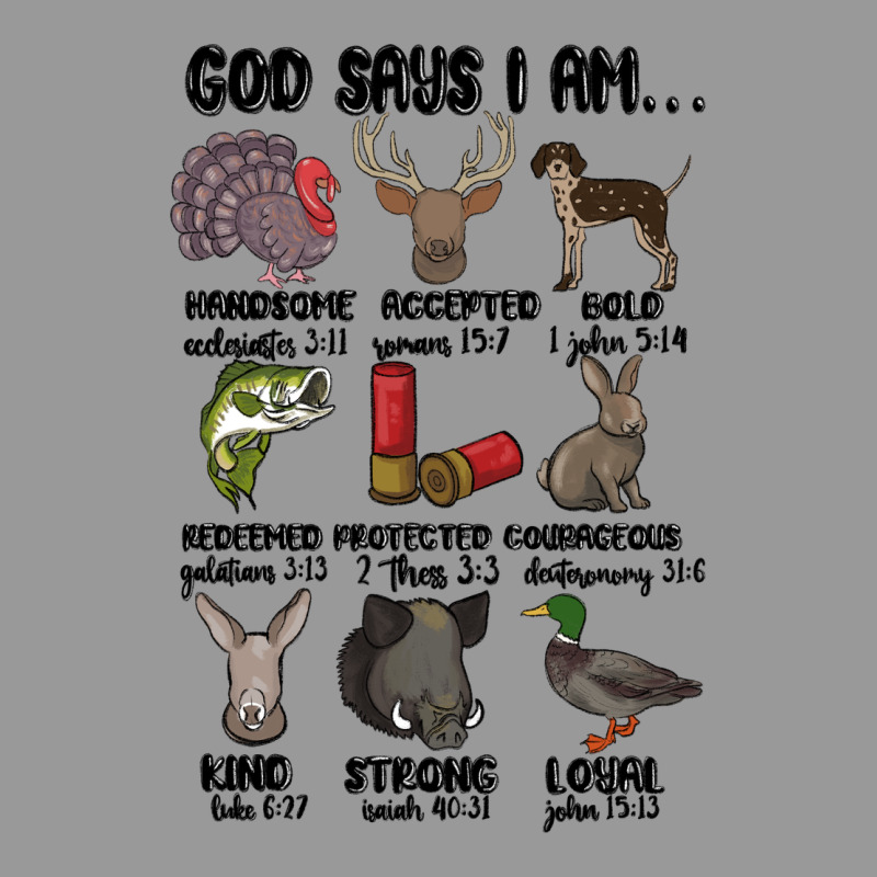 God Says I Am Hunting Vintage Hoodie by MaliasSmallBusiness | Teevron