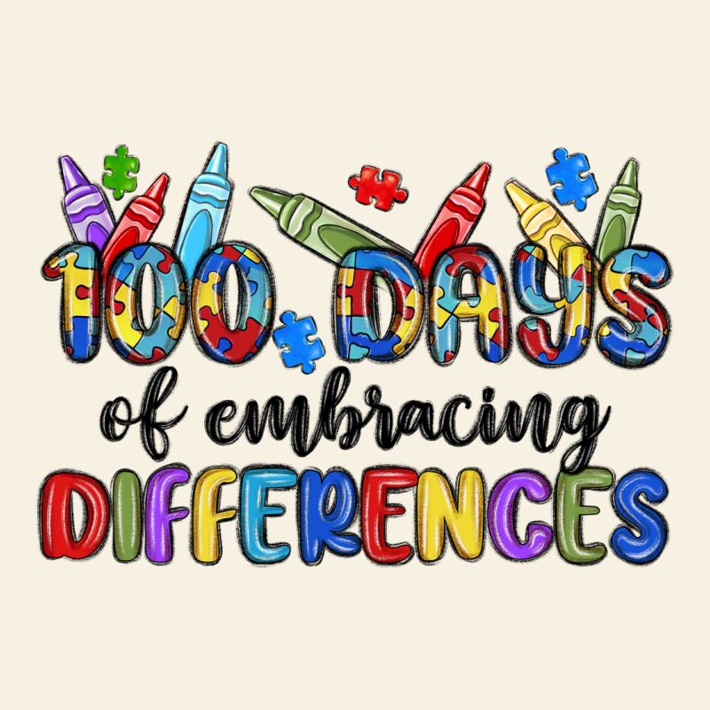 100 Days Of Embracing Differences Vintage Tee by MaliasSmallBusiness | Teevron