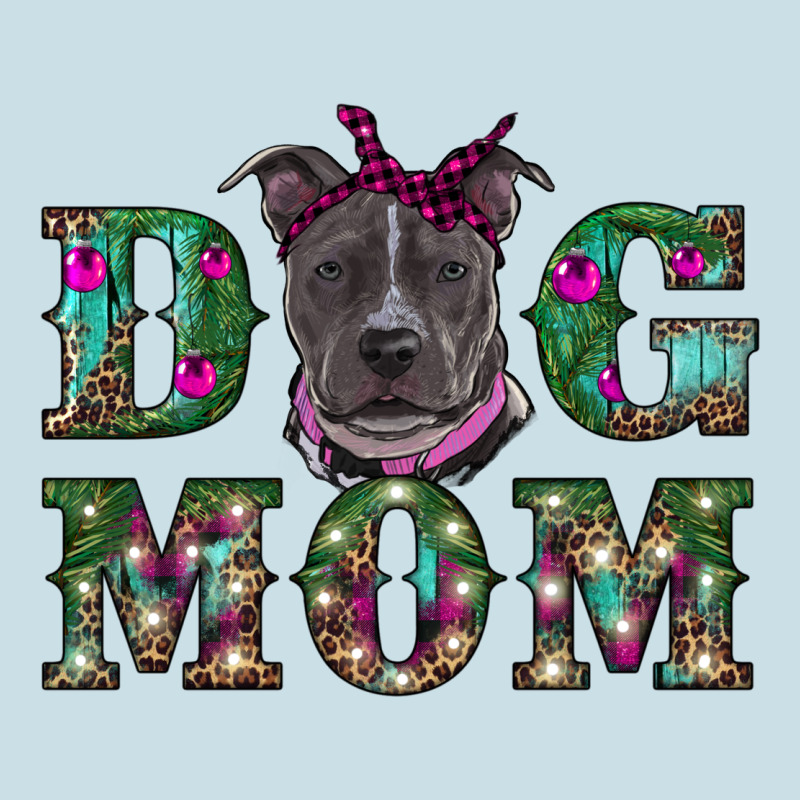 Christmas Dog Mom Pitbull Ladies Tee by RanaPortraitStore | Teevron