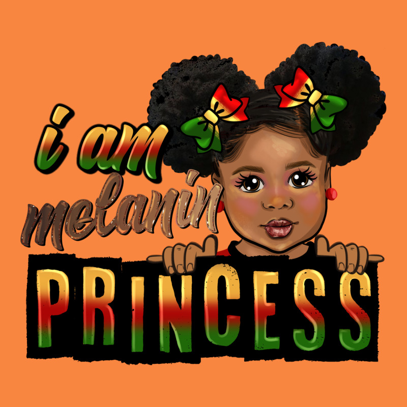 I Am Melanin Princess Black Peekaboo Premium Sweatshirt by CowGirlArtShop | Teevron