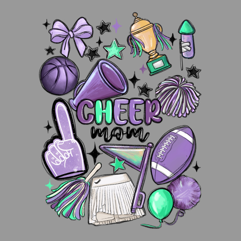 Cheer Mom Vintage Hoodie by MaliasSmallBusiness | Teevron