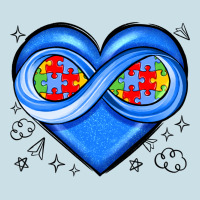 Infinity Heart Autism Awareness Ladies Tee | Teevron