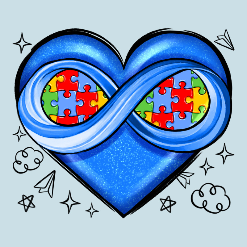 Infinity Heart Autism Awareness Ladies Tee by JahusDesignShop | Teevron