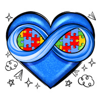 infinity heart autism awareness | Teevron