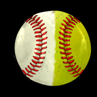 Half Baseball Softball Ladies Tee | Teevron