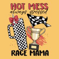 Hot Mess Always Stressed Race Mama Vintage Hoodie | Teevron