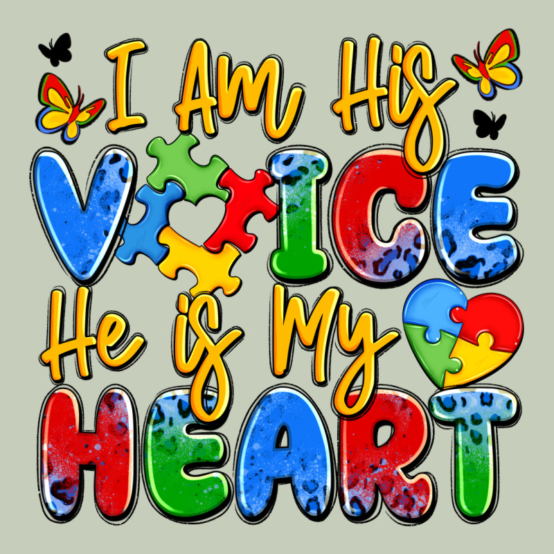 I Am His Voice He Is My Heart Ladies Tee by JahusDesignShop | Teevron