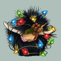 Christmas Black Angus Gnome Heavyweight Hoodie | Teevron