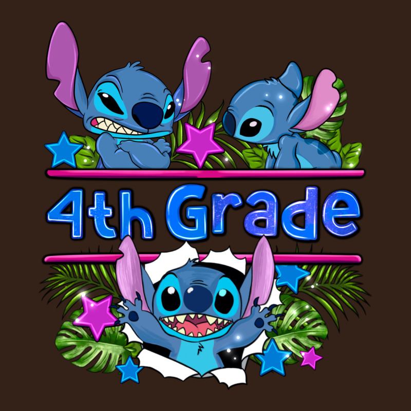 Preview Flower Stitch 4 Th Grade Heavy Core Tee by AdoDesignShop | Teevron