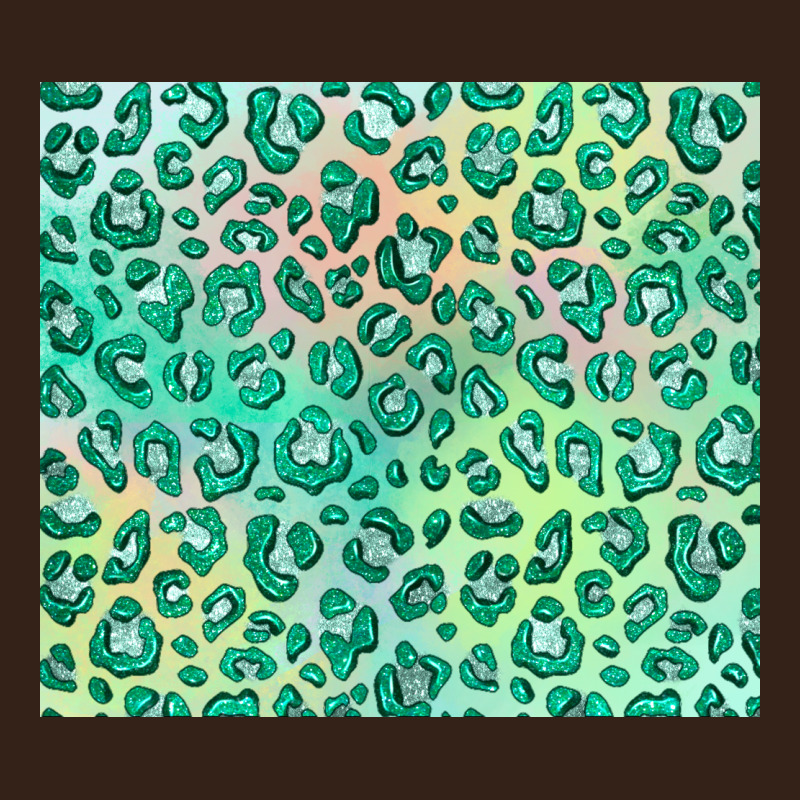 Green Leopard Glitter Heavy Core Tee by JahusDesignShop | Teevron