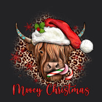 Mooey Christmas Cow Vintage Tee | Teevron