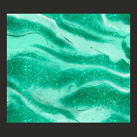 Green Glitter Heavy Core Tee | Teevron