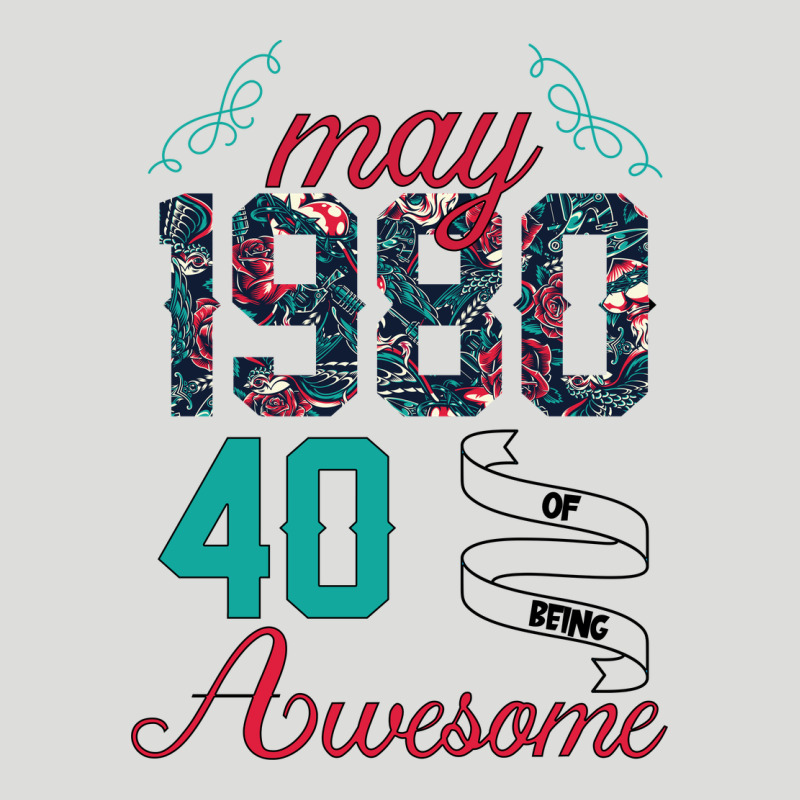 Made In May 1980 40 Years Of Being Awesome Zipper Hoodie by Bettercallsaul | Teevron