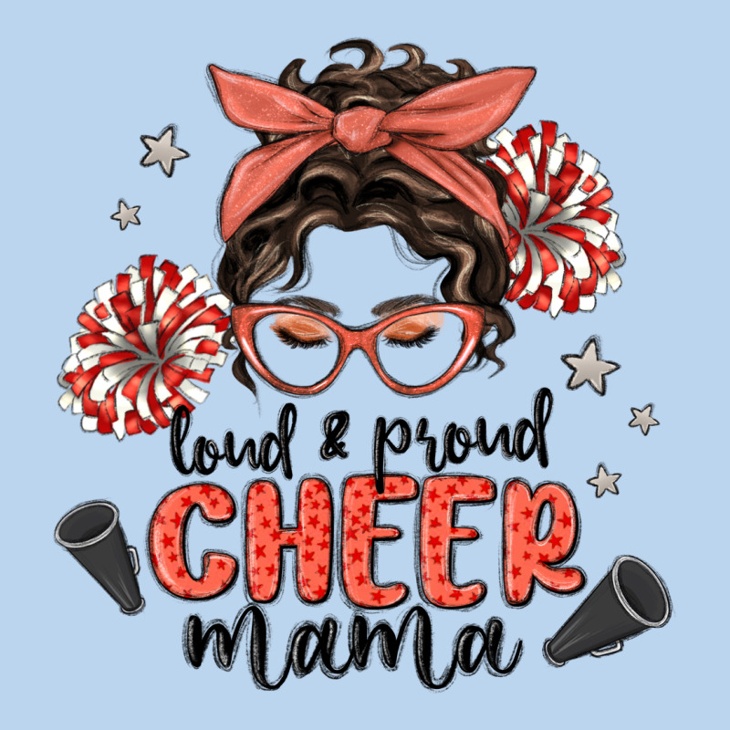 Loud&proud Mama Messy Bun Classic Tee by MaliasSmallBusiness | Teevron