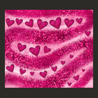 Pink Glitter Heart Heavy Core Tee | Teevron