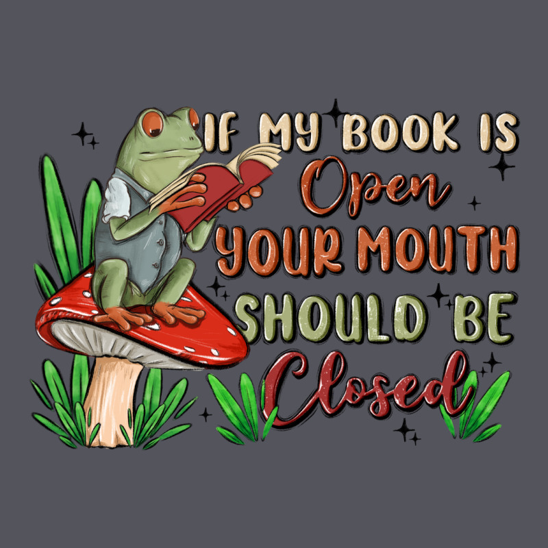 If My Book Is Open Your Mouth Should Be Closed Malia Vintage Hoodie by MaliasSmallBusiness | Teevron