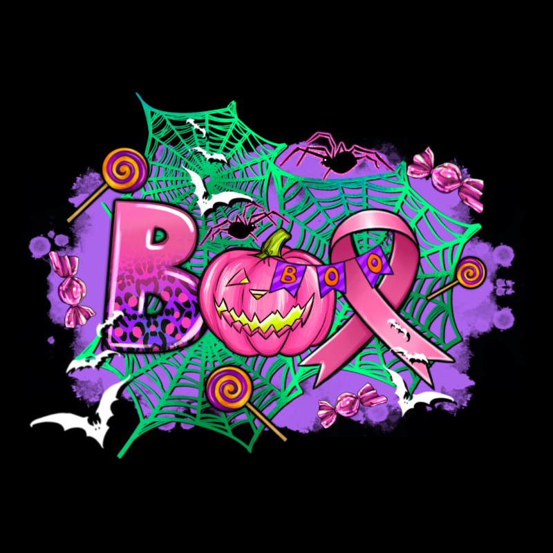 Halloween Boo With Cancer Ribbon Heavy Core Tee by AdoDesignShop | Teevron