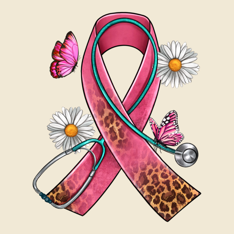 Cancer Ribbon Stethoscope Daisy Butterfly Premium Tee by Artiststas | Teevron