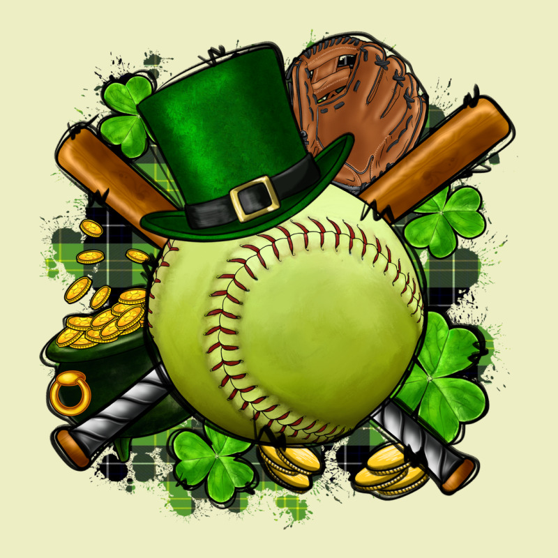 St.patrick's Day Softball Urban Hoodie by FaDigitalArtStudio | Teevron