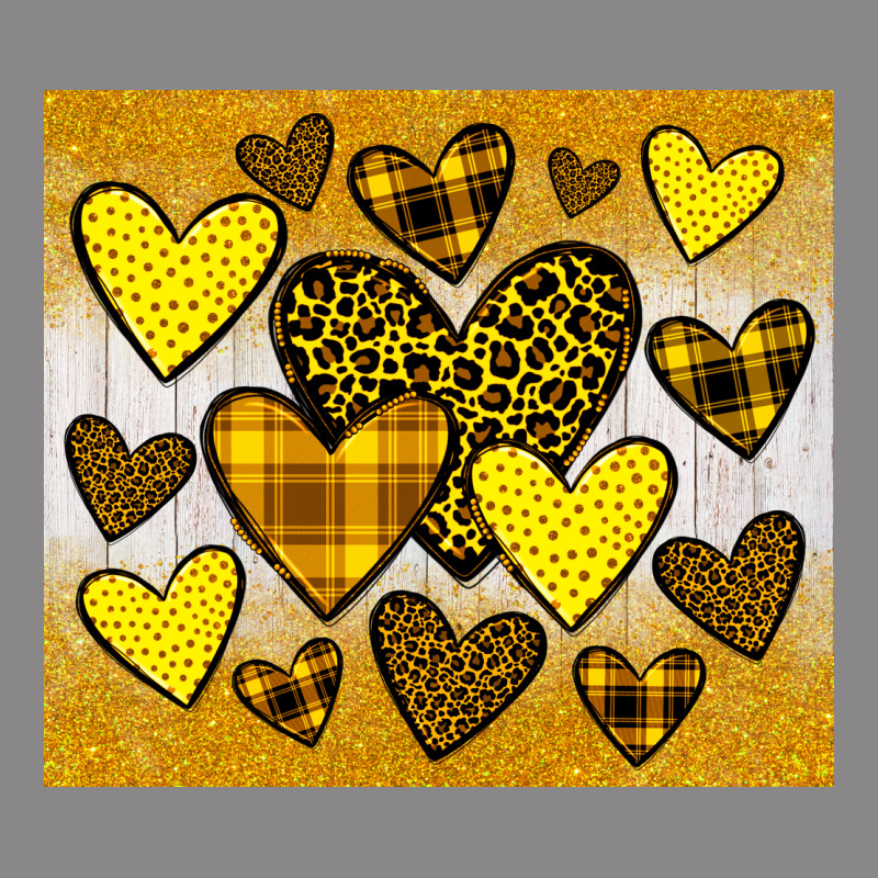Yellow Hearts Vintage Tee by JahusDesignShop | Teevron