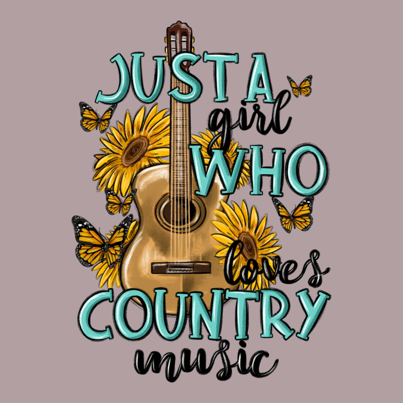 Just A Girl Who Loves Country Music Vintage Hoodie by MaliasSmallBusiness | Teevron