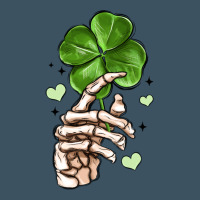 Skeleton Hand With Shamrock St Patrick S Day Urban Heavy Tee | Teevron
