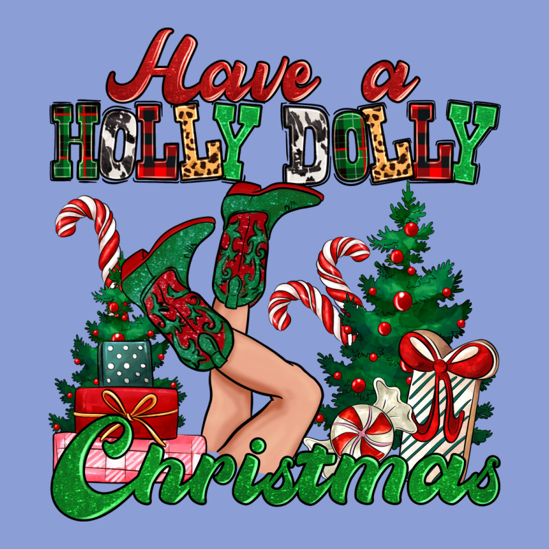 Have A Holly Dolly Christmas Long Sleeve Tee by MaliasSmallBusiness | Teevron