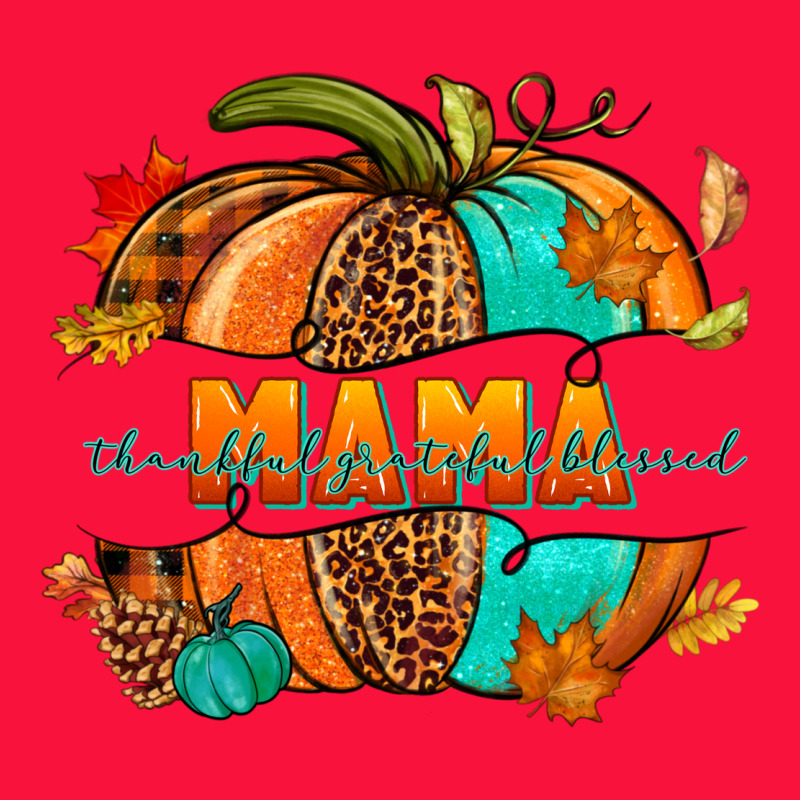 Thankful Grateful Blessed Mama Pumpkin Classic Tee by NancyCooperArtShop | Teevron