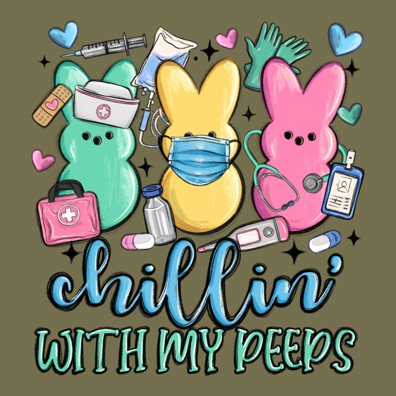 Chillin With My Peeps Vintage Hoodie by MaliasSmallBusiness | Teevron