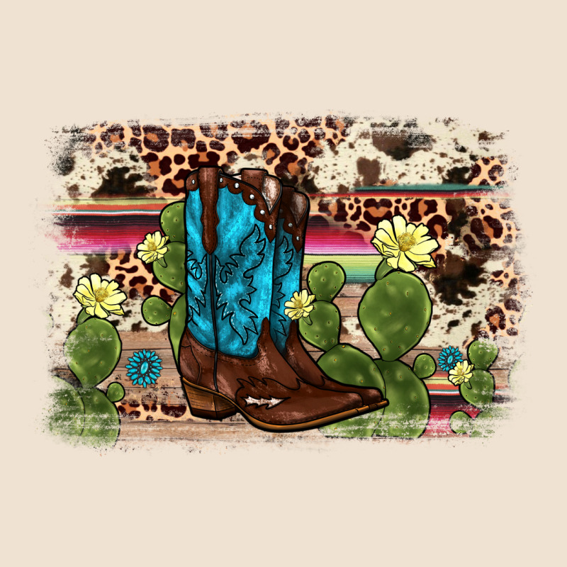Cactus Boot Background Urban Heavy Tee by AdoDesignShop | Teevron