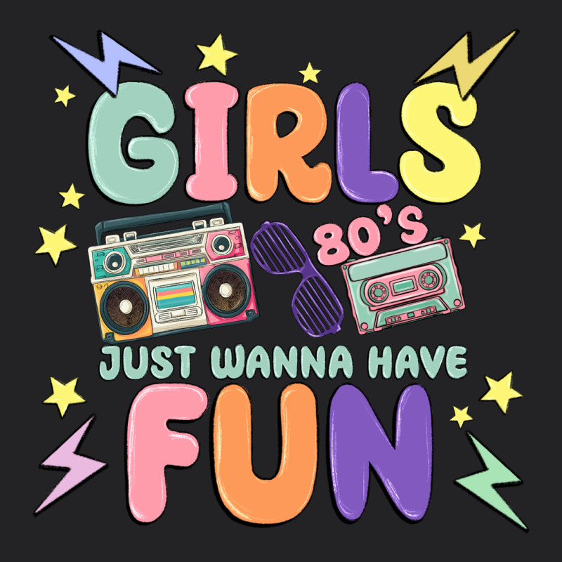 Girls Just Wanna Have Fun Vintage Tee by MaliasSmallBusiness | Teevron